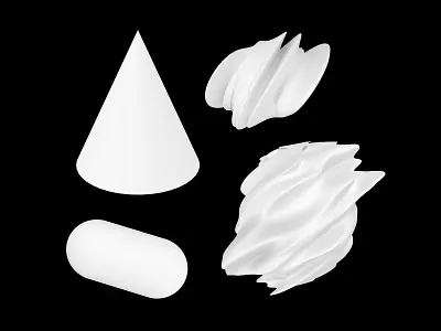 Design assets: Modern 3D White Shapes Collection 3d 3d assets 3d illustration 3d shapes brand design branding design download free graphic assets graphic design illustration modern modern illustration resources ui ux vector webdesign white
