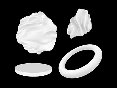 Design assets: Modern 3D White Shapes Collection 3d 3d assets 3d illustration 3d shapes brand design branding design download free graphic assets graphic design illustration modern modern illustration resources ui ux vector webdesign white