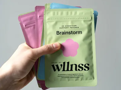 Haus of Wllnss packaging brand design branding graphic design logo packaging vector