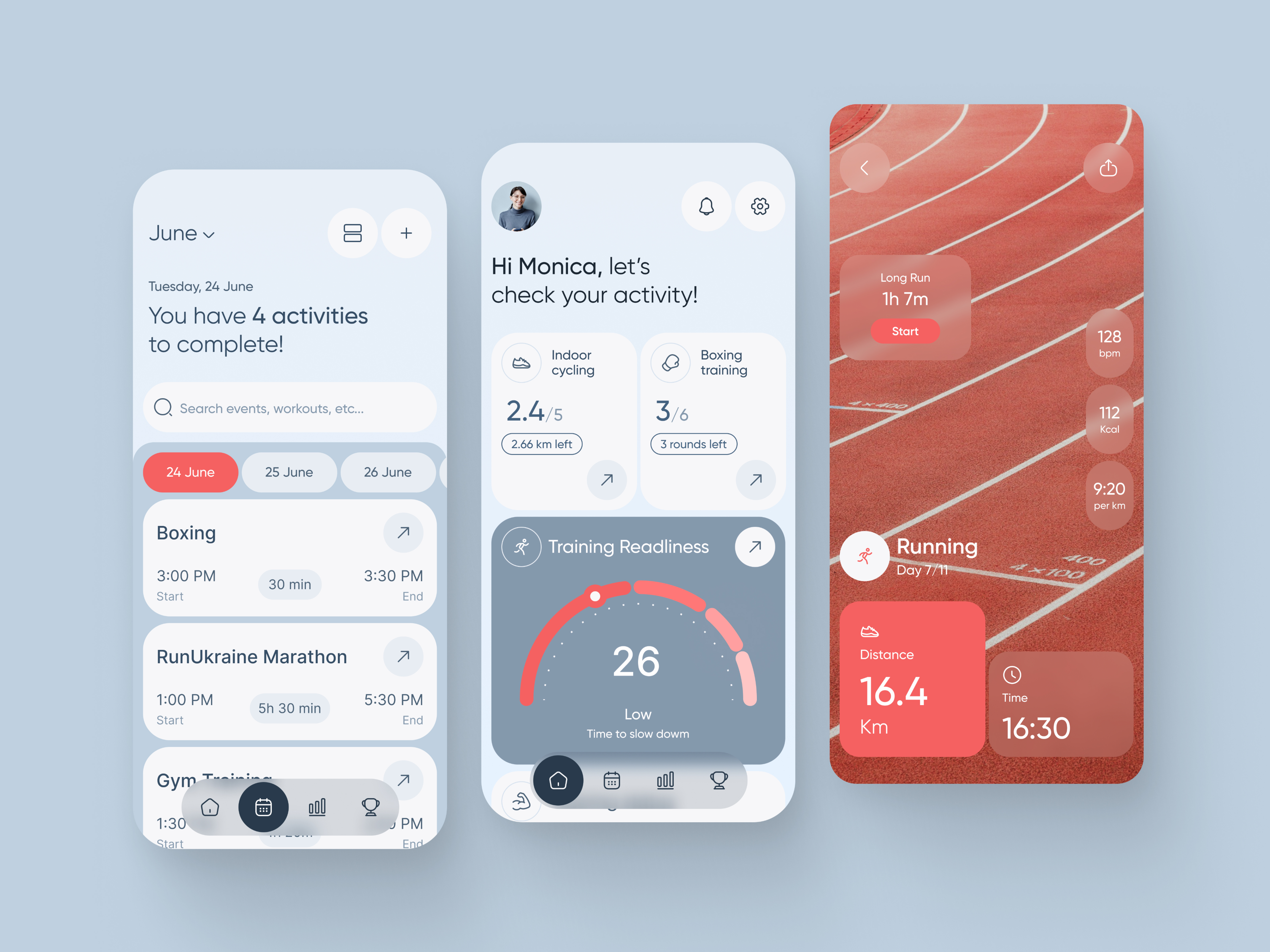 Example of Mobile App Design / From 5 Screens