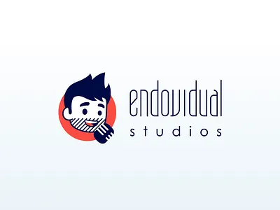 Logo Design - Endovidual Studios brand design cartoon logo chibi logo illustration logo japanese design japanese logo logo design microphone logo podcast design podcast logo studio logo zachabstract