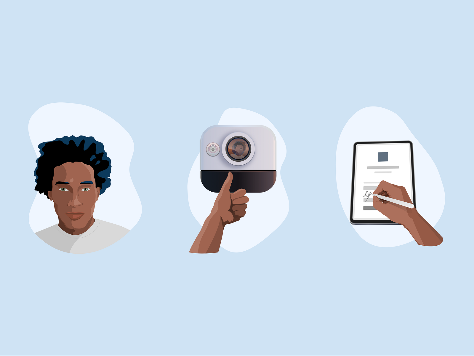 Profile Authentication Steps by Nebojša Brnjašević on Dribbble