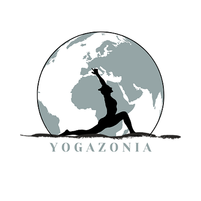 Yoga + Travel Logo Design branding graphic design logo