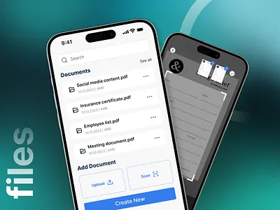 Task management app for a social media agency | Mobile App UI/UX document files mobileapp scan ui uidesign ux uxdesign