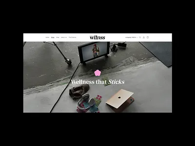 Haus of Wllnss web branding ui ux web design