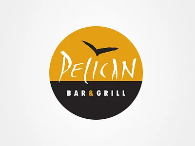 Pelican Bar & Grill Brand Identity Logo Design branding creative design graphic design hand lettering identity illustration logo logo design typography vector