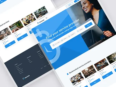 Platform connecting restaurant industry professionals b2b design desktop landing page platform restaurant saas ui website