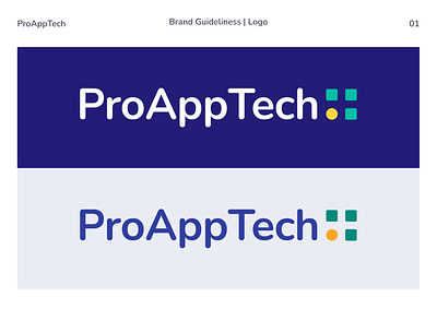 Logo and branding identity for ProAppTech branding branding identity digital agency graphic design instagram layout logo ui