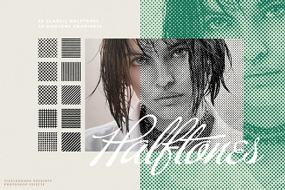 Classic Halftone Photo Effects old