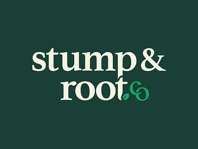 Stump & Root co Logo Rebrand branding graphic design logo