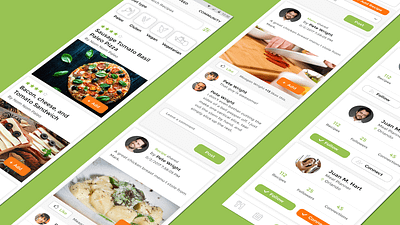 Modernmeal cooking mobile app ui ux