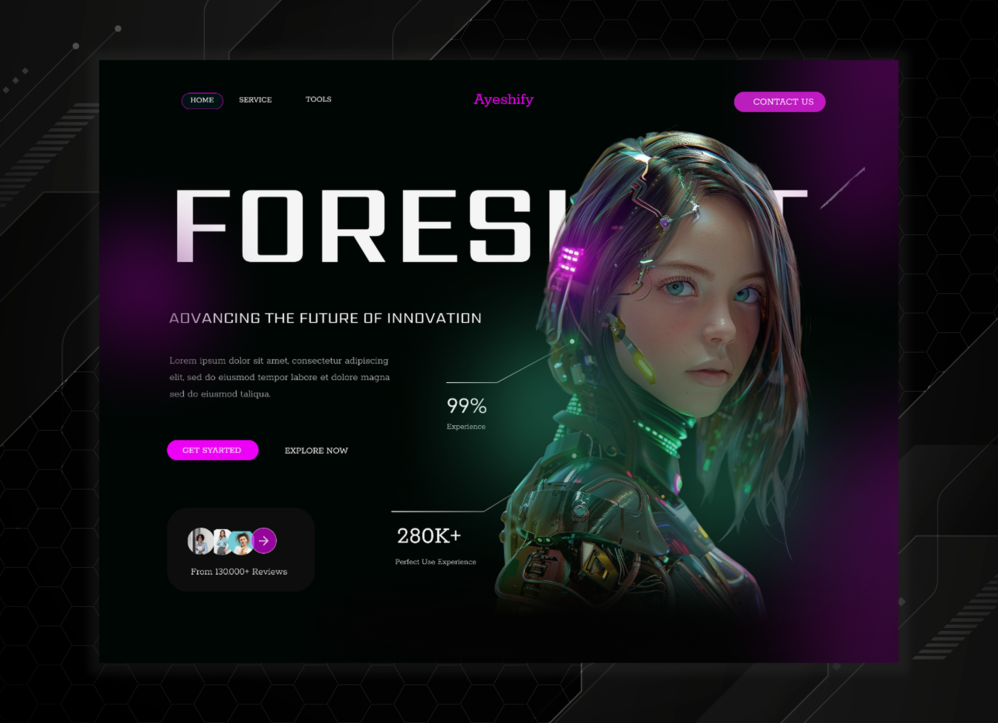 FORESIGHT: Empowering the Future with AI ai artificial design development ui ux webdevelopment wordpress