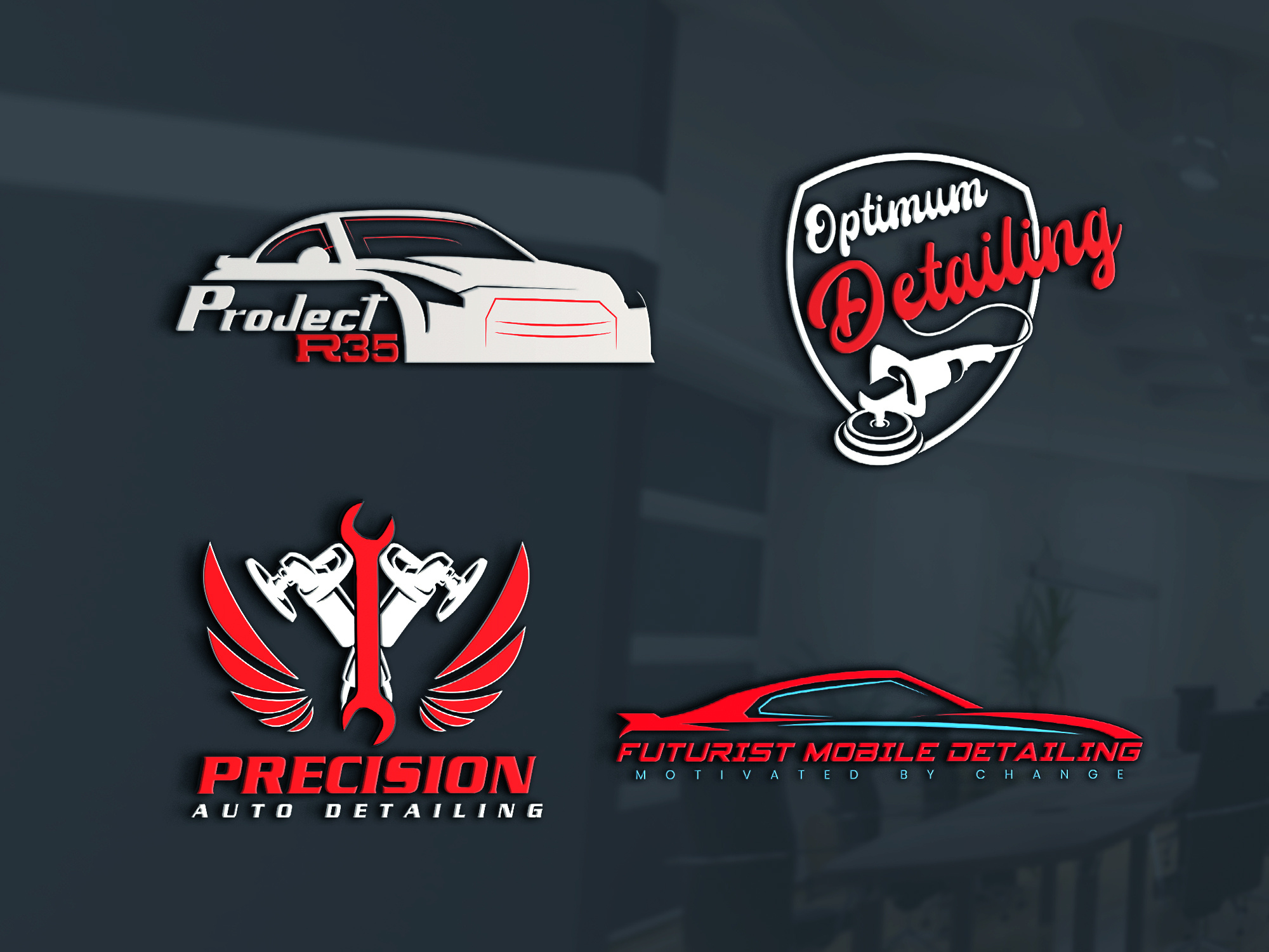 Automobile Company Car Logo Design automobile logo automotive logo car logo car parts logo car wash logo