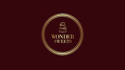 Logo Animation "Wonder Sweets" 2d 2d animation after effects branding design logo logoanimation motion design motion graphics
