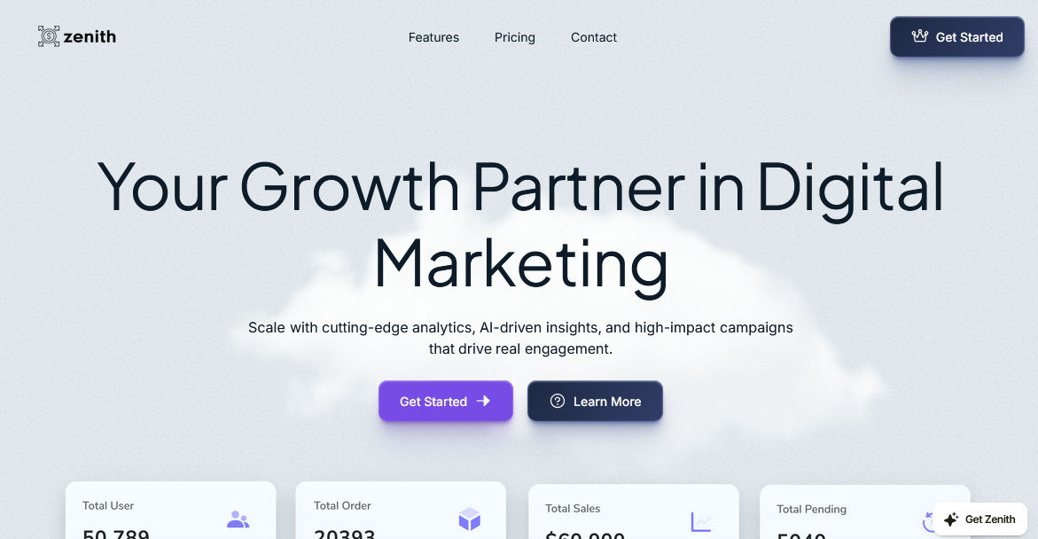 Example of Multi Page Website