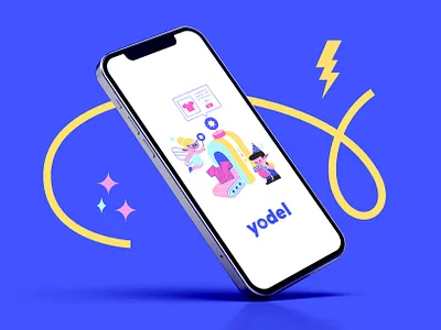 Yodel - Product Description Magic ai animated illustration animation app app illustration character cute cute characters design fairy identity illustration illustrator magic mobile illustration sale sales trend ui vector