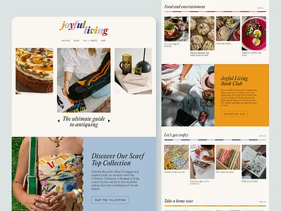 Lifestyle Website Design aesthetic blog branding design figma lifestyle ui uxui webdesign webflow website