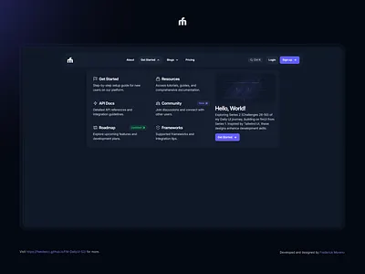 FM Daily UI S2 • 27 challenge 27 daily ui dropdown navbar dropdown tailwind ui ui ux web design