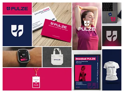 Pulze | Brand Identity brand brand design brand identity branding brandmark design identity illustration logo logo design logomark logotype minimal logo minimalist minimalistic design modern logo ui ui design vector word