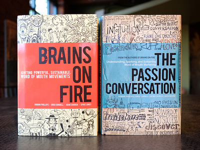 Brains on Fire, Book Jacket Designs book cover book cover design book jacket design brains brains on fire design illustration doodles jacket design publishing sketches word of mouth word of mouth marketing