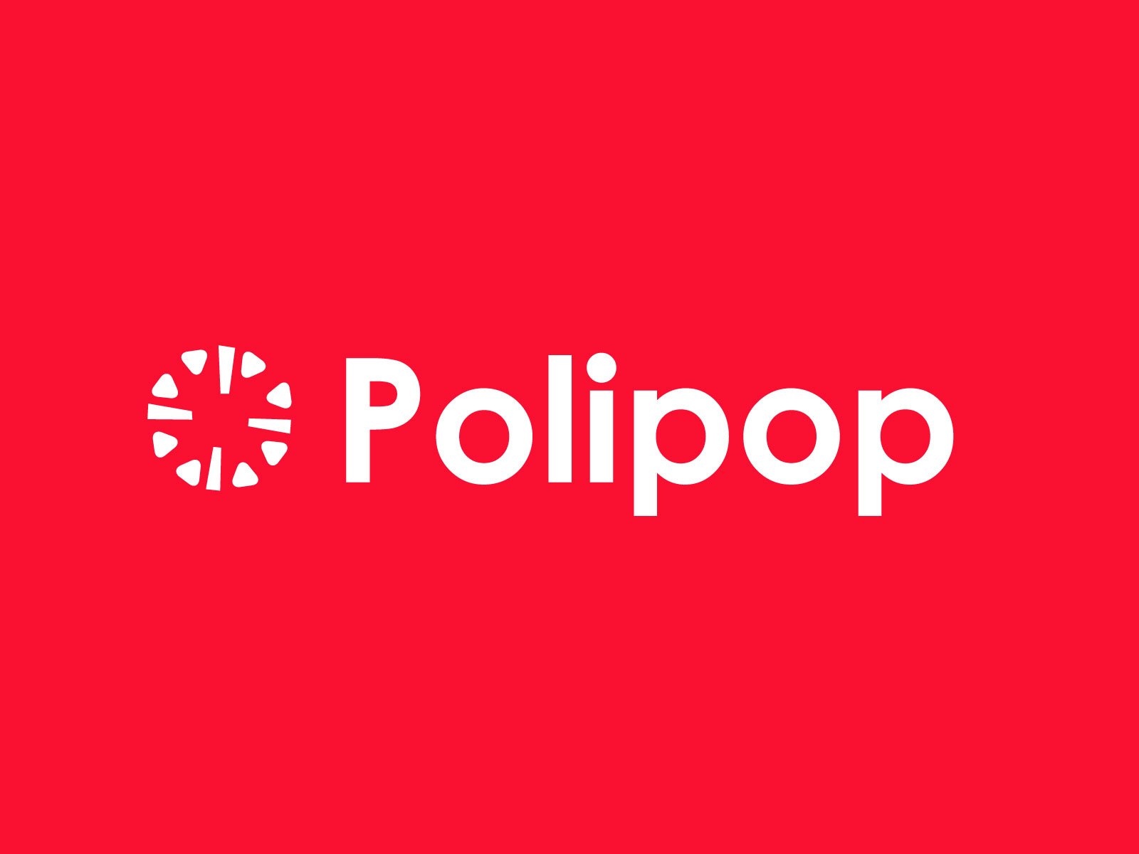 Polipop bold branding design flags geometric kids logo logodesign mobile modern multilingual pop race