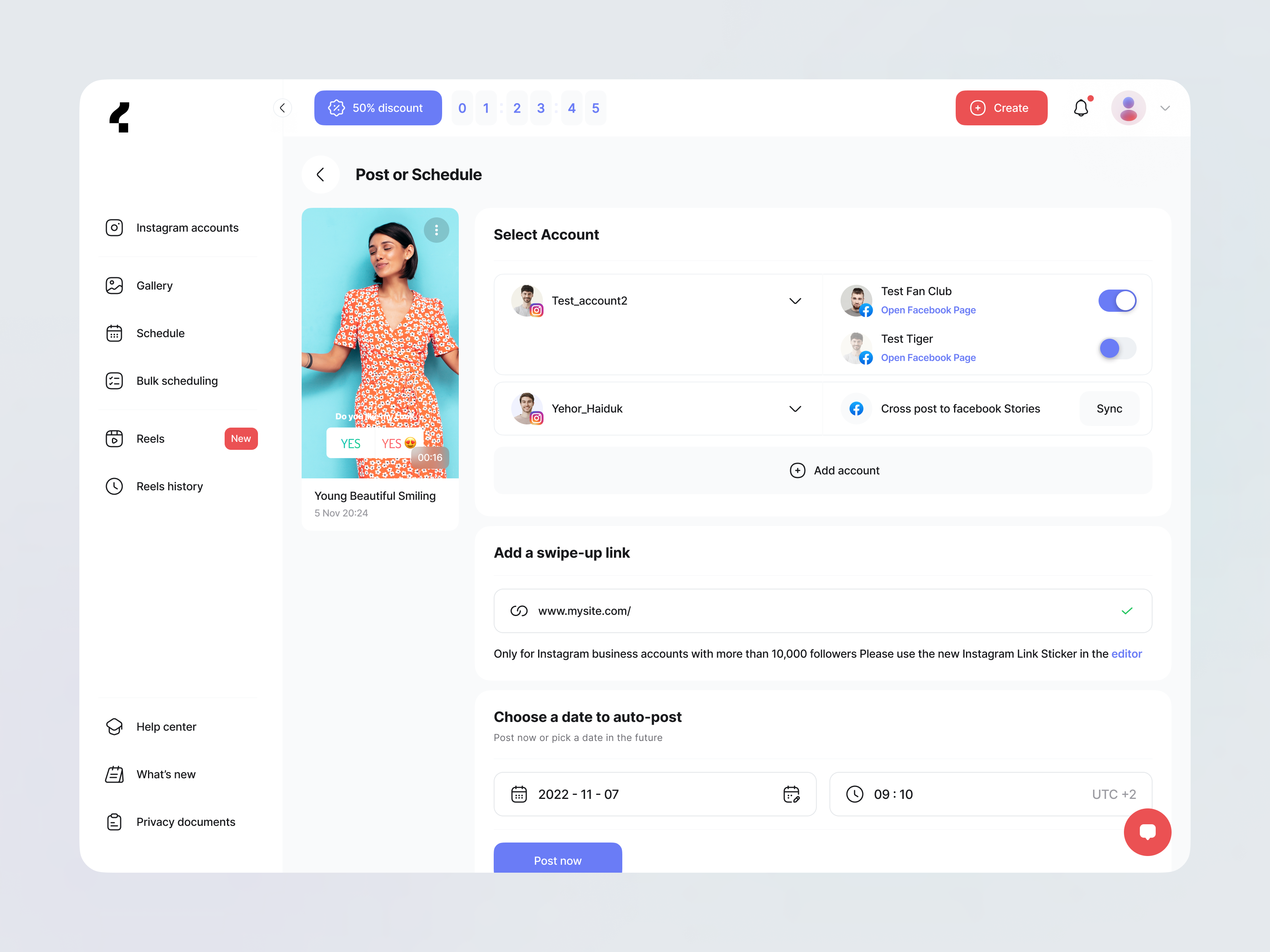 Social media platform | Instagram by Yevhen Ledenov for Ledo on Dribbble