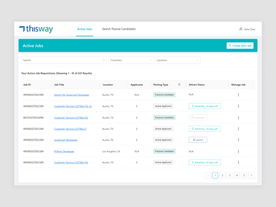 AI-Powered Recruitment SaaS design saas app saas design ui ux