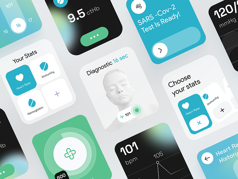 Watch Healthcare App apple watch design diagnostic doctor health healthcare med medical minimal monitor patient stat stats ui ux watch watch series wellbeing