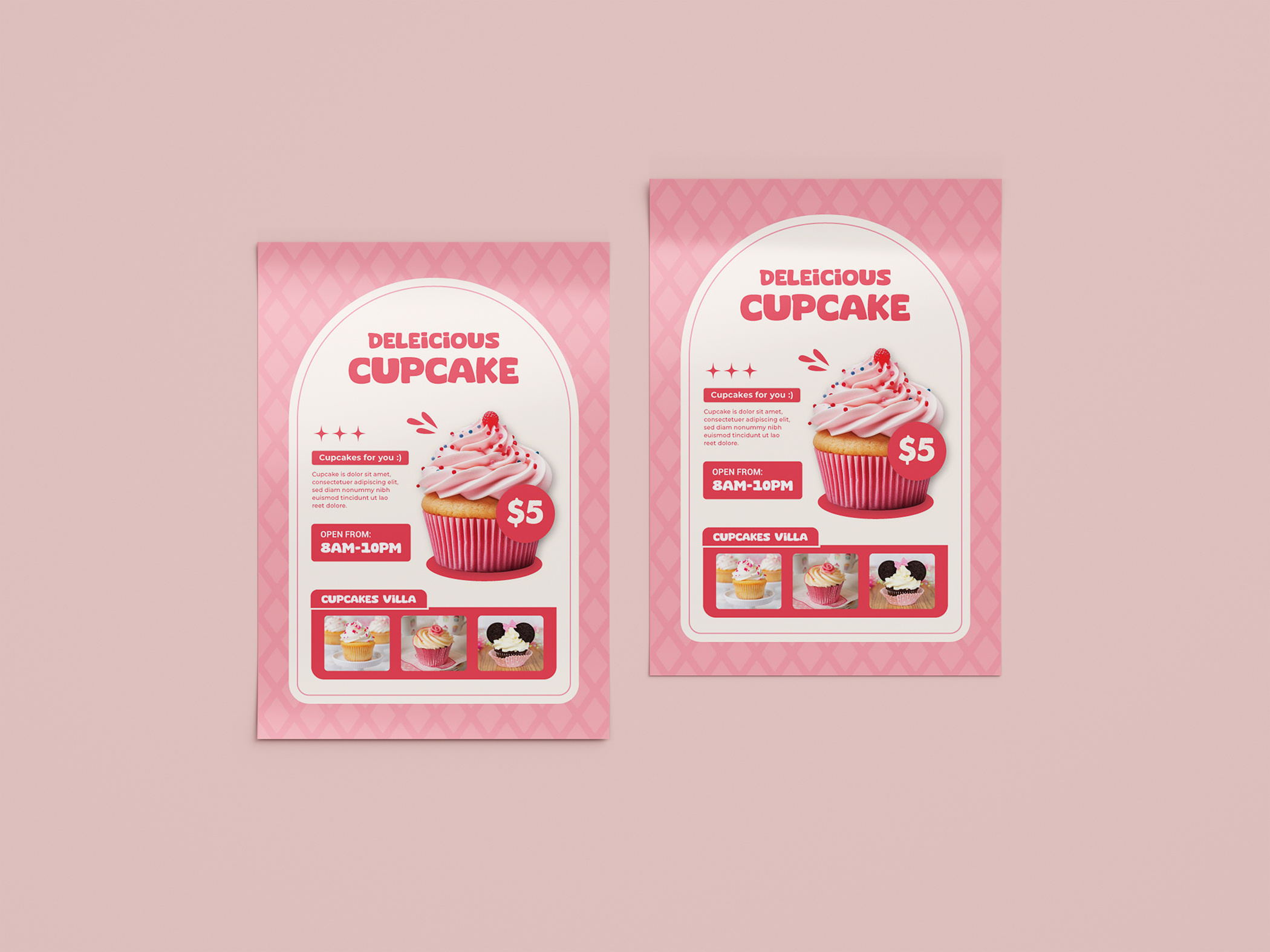 ✨Cupcake Flyer | Creative Flyer | Bakery Flyer✨ 3d animation bakery flyer bakery poster branding cupcake cupcake flyer cupcake poster delicious delicious food design flyer food food flyer graphic design logo motion graphics pastry flyer pastry poster poster