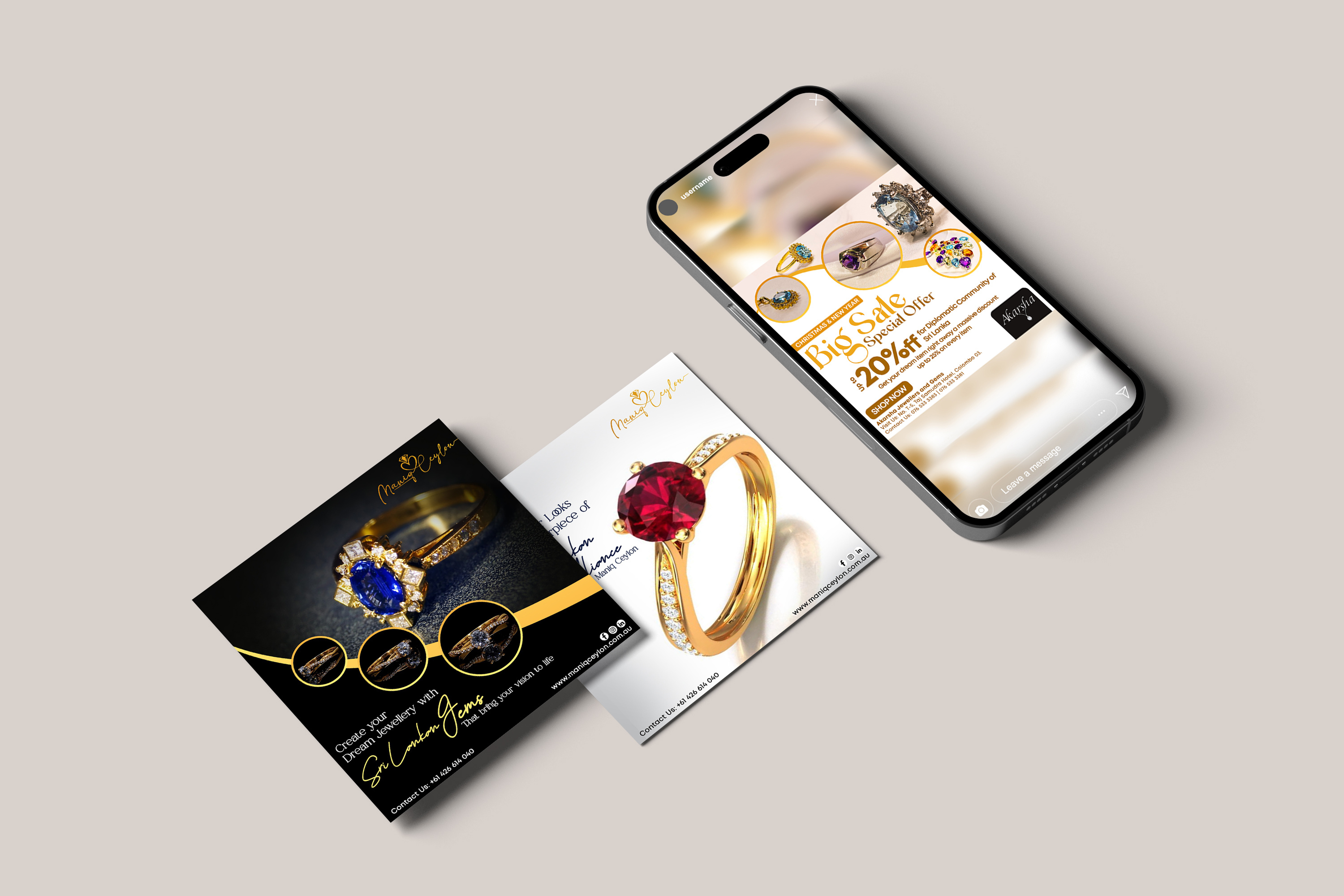 Social Media Post Desing for jewellery shop