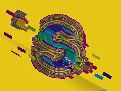 Flying Candy Alphabet / Letter S alphabet animal art candy design flying graphic design illustration letter snake typography vector