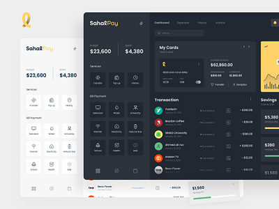 SahalPay astaamiye branding creative dashboard graphicdesign ui ui design uiuxdesign uxdesign