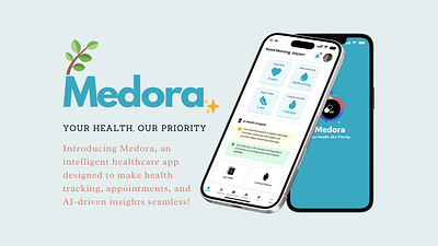 Medora – AI-Powered Healthcare App dribbble healthcareapp healthtech medtech uiux uxdesign