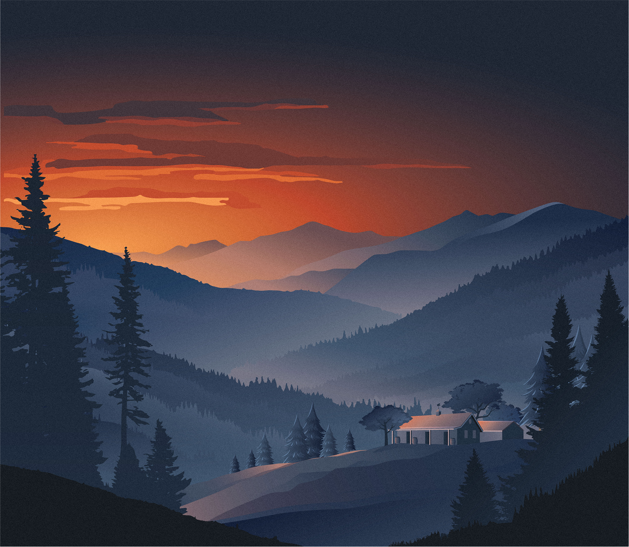 Example of Valley Twilight