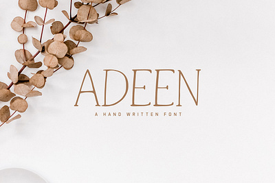 Adeen Handwritten Font branding clean colorful creative design font fonts graphic design illustration logo modern typeface typography ui