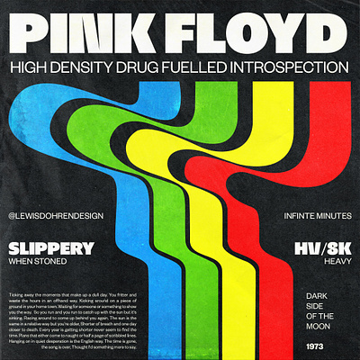 Pink Floyd Artwork 70s branding culture design icon illustration layout liverpool logo minimal music pattern pink floyd poster print psychedelic rock stoner typography ui