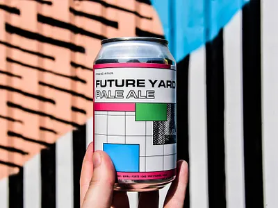 Future Yard Ale ale branding can design drink entertainment festival graphic design icon illustration live liverpool logo music packaging poster print tin ui venue
