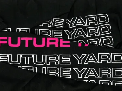 Future Yard Merchandise bar branding clothing design event festival graphic design icon illustration liverpool logo merchandise minimal music neon poster print typography ui venue