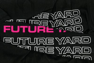 Future Yard Merchandise bar branding clothing design event festival graphic design icon illustration liverpool logo merchandise minimal music neon poster print typography ui venue
