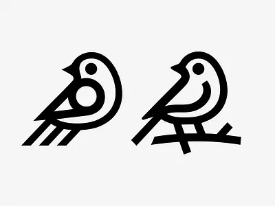 LOGO - BIRDS bird birds branding design graphic design icon identity illustration logo marks symbol ui