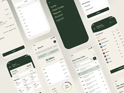 CCT - Hi-fi app wireframe class code hi fi tracker tracking tracking app wireframing