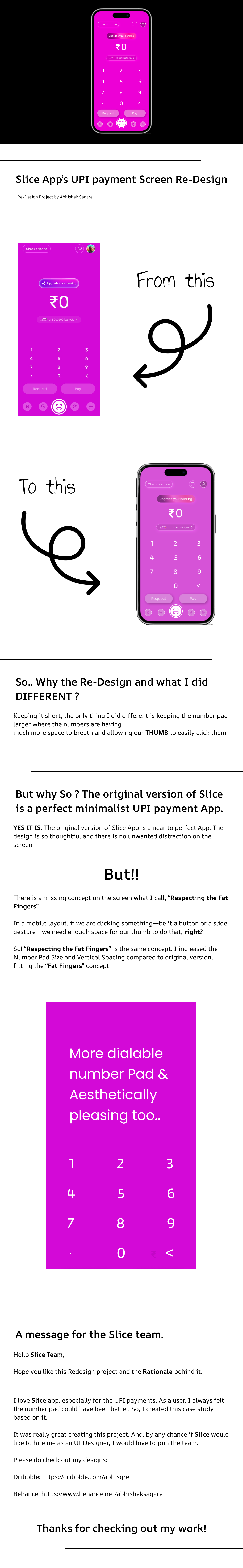 Slice mobile app UPI payment screen redesigned. app app ui redesign slice ui upi