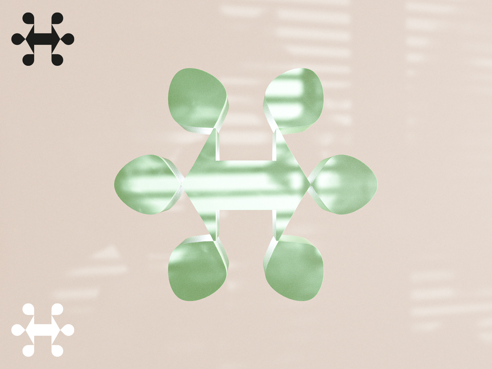 H arrow eco logo / leafs arrow logo bio brand identity branding eco ecofriendly ecology environment h letter h logo h monogram leaf logo logos logotype monogram pollution recycle sustainable zero waste