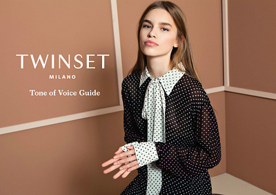 Twinset Tone of Voice Guide book brand guide branding style guide