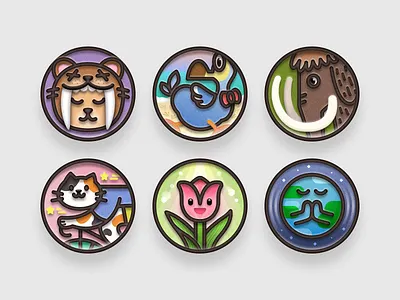 April 2025 achievement badge grow sticker