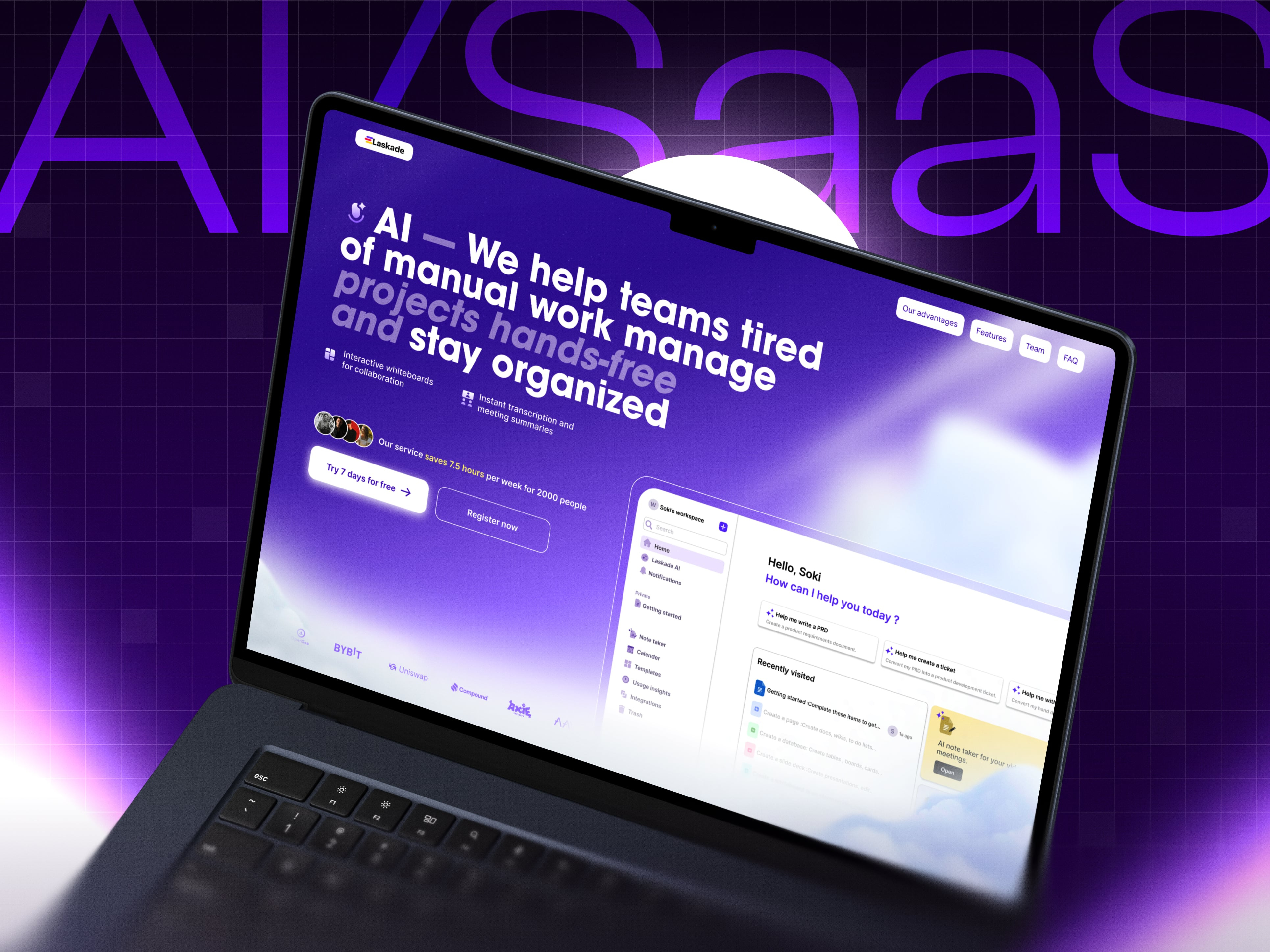 Ai/SaaS redesign website UI/UX platform by Vadym Krupa on Dribbble