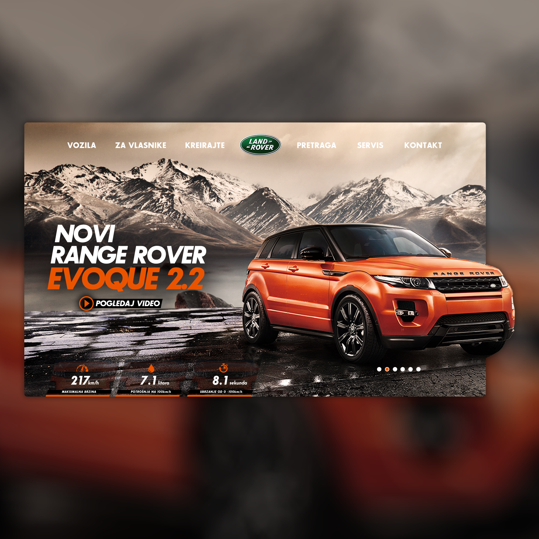 EVOQUE 3d animation branding figma graphic design landing page motion graphics ui ux web web design