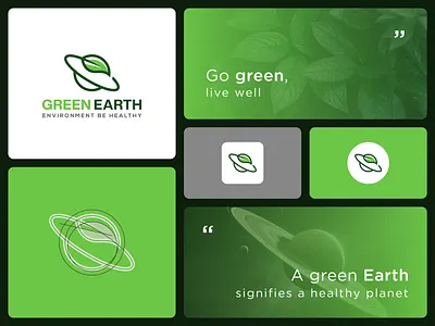 Green earth logo - Unused app branding business earth eco logo environment green green earth logo green globe logo green planet logo icon leaf logo design minimal logo nature planet vector world