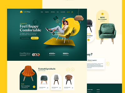 Furniture Store ecommerce furniture store uidesign webdesign webshop website