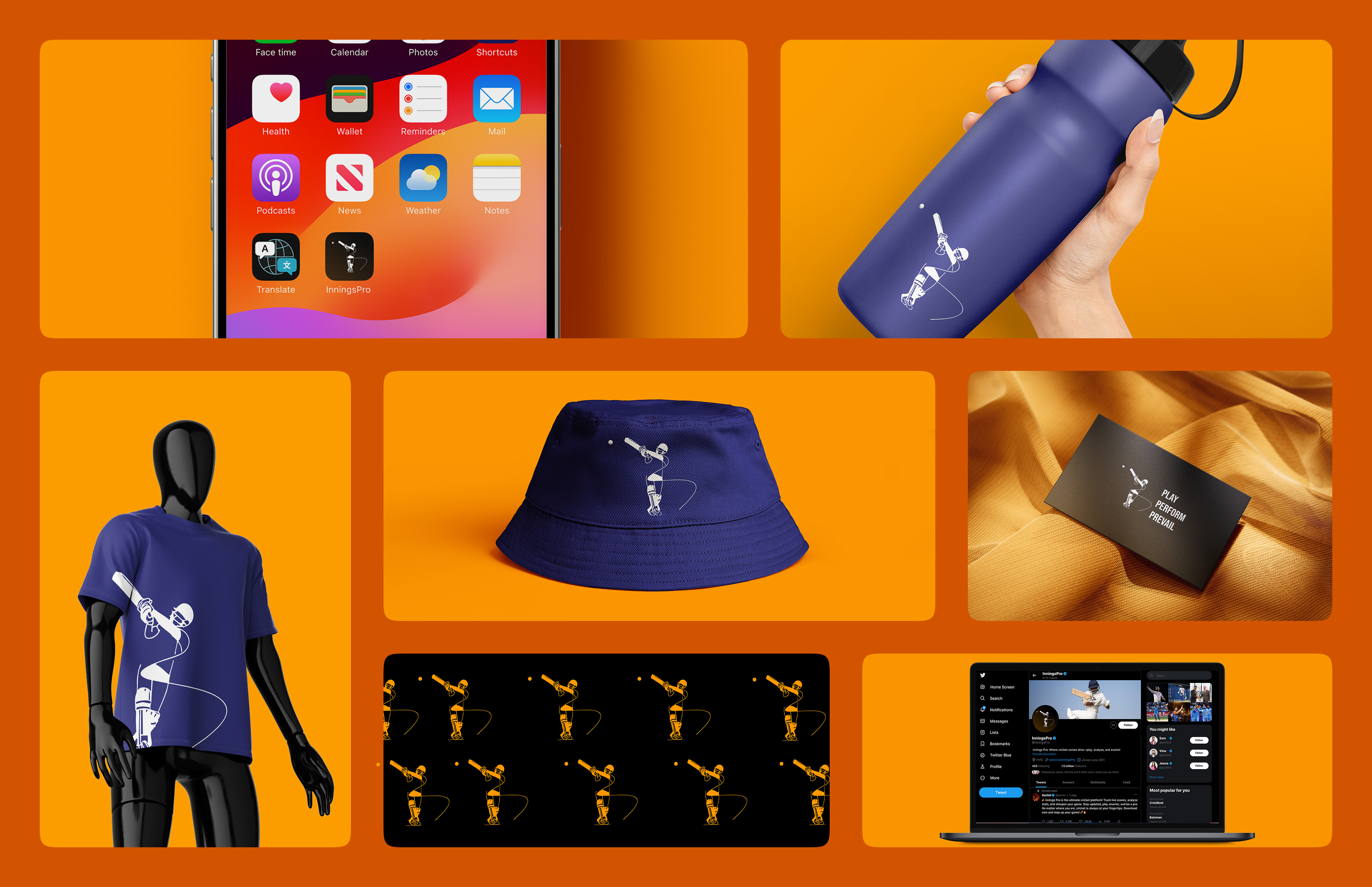 Innings Pro – The Perfect Shot in Design! 3d branding graphic design logo ui